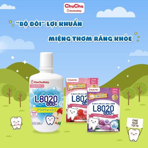 Nước Súc Miệng Lợi Khuẩn L8020 của ChuChuBaby