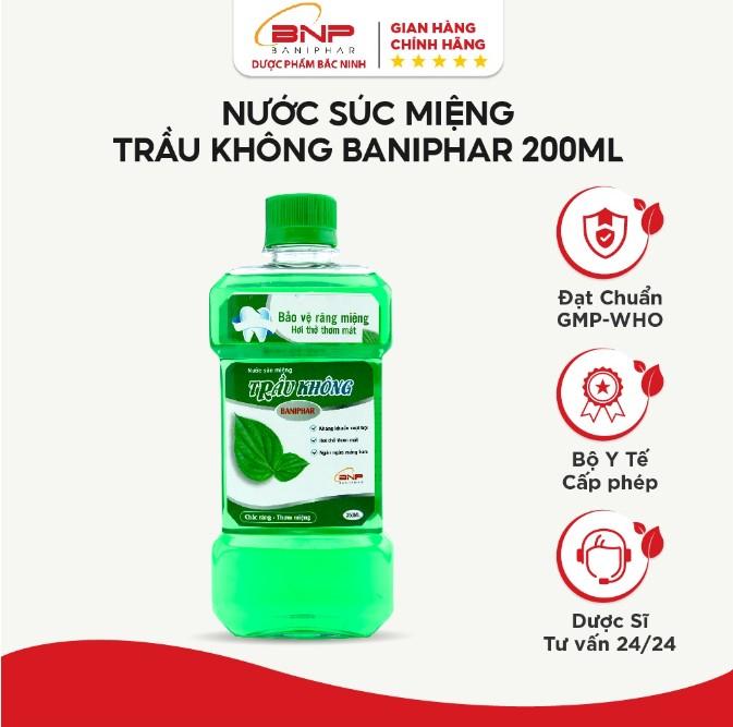 Nước súc miệng trầu không Baniphar