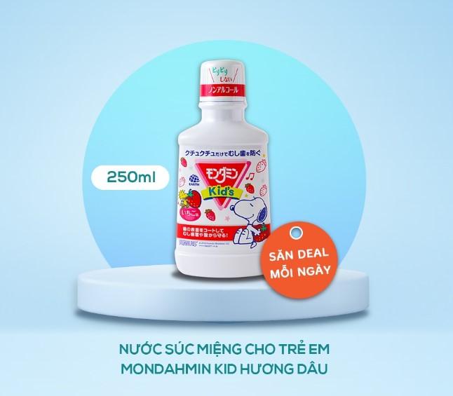 Nước súc miệng trẻ em Mondahmin Kid