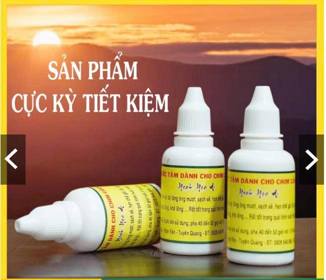 Nước tắm chim cảnh Hoạt Họa Mi