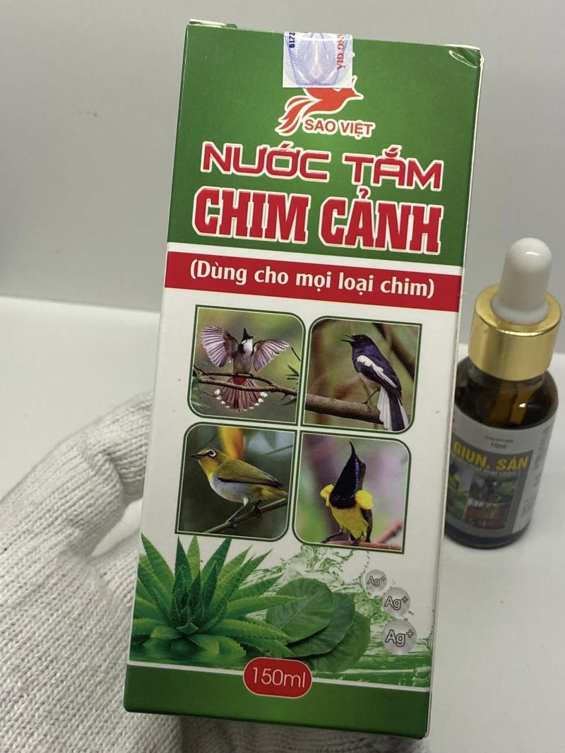 Nước tắm chim cảnh Sao Việt