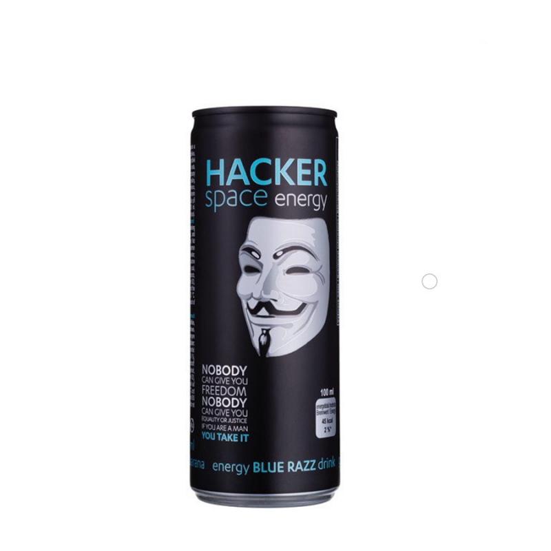 Nước tăng lực Hacker Space Energy Drink Blue Razz