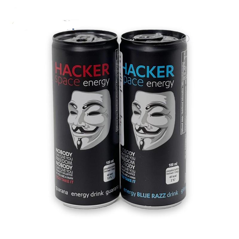 Nước tăng lực Hacker Space Energy Drink Blue Razz