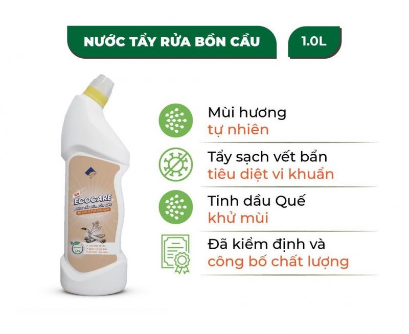 Nước tẩy rửa bồn cầu hữu cơ Ecocare