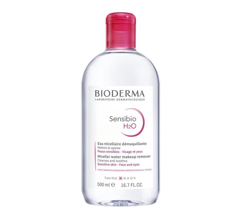 Nước làm sạch và tẩy trang công nghệ Micellar Bioderma Sensibio H2O