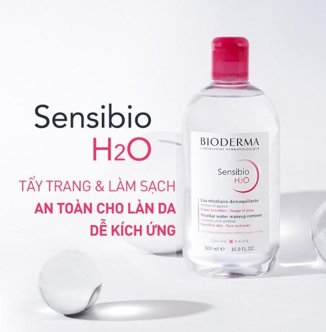 Nước tẩy trang Bioderma Sensibio H20