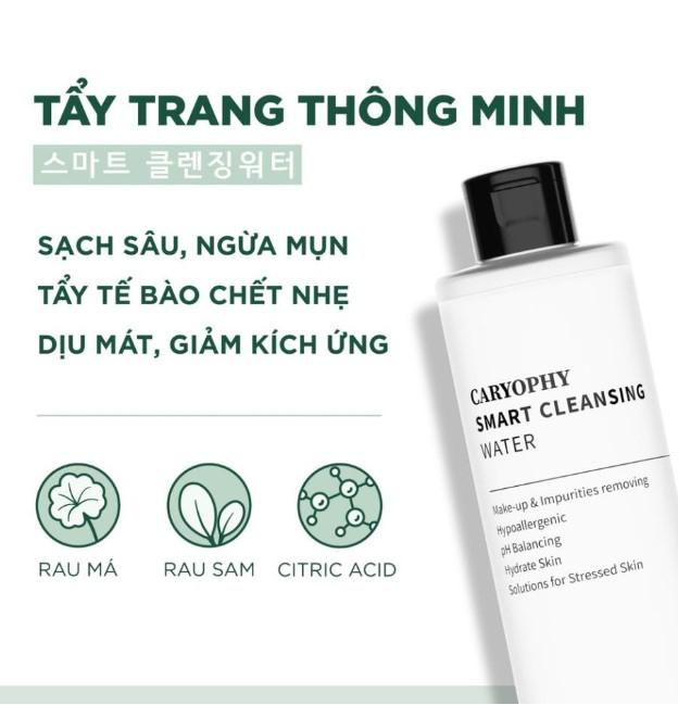 Nước tẩy trang Caryophy Smart Cleansing Water