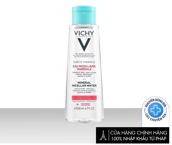 Nước tẩy trang cho da nhạy cảm Vichy Mineral Micellar Water Pureté Thermale