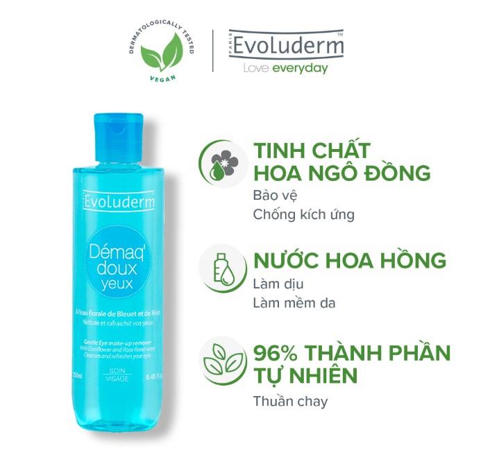 Nước tẩy trang cho mắt và môi Evoluderm