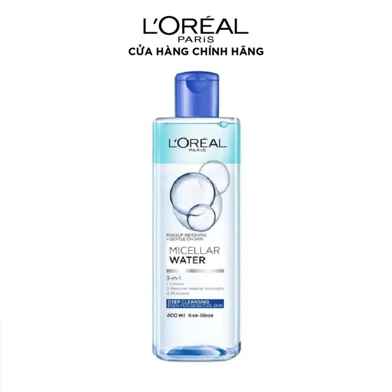 Nước tẩy trang cho mọi loại da L'Oreal Paris 3-in-1 Micellar Water