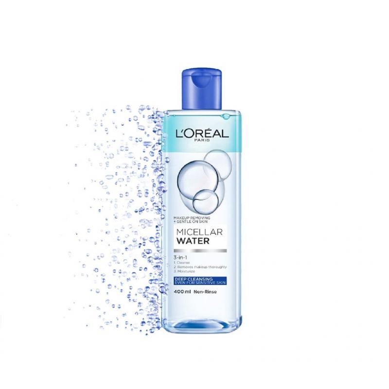 Nước tẩy trang cho mọi loại da L'Oreal Paris 3in1 Micellar Water