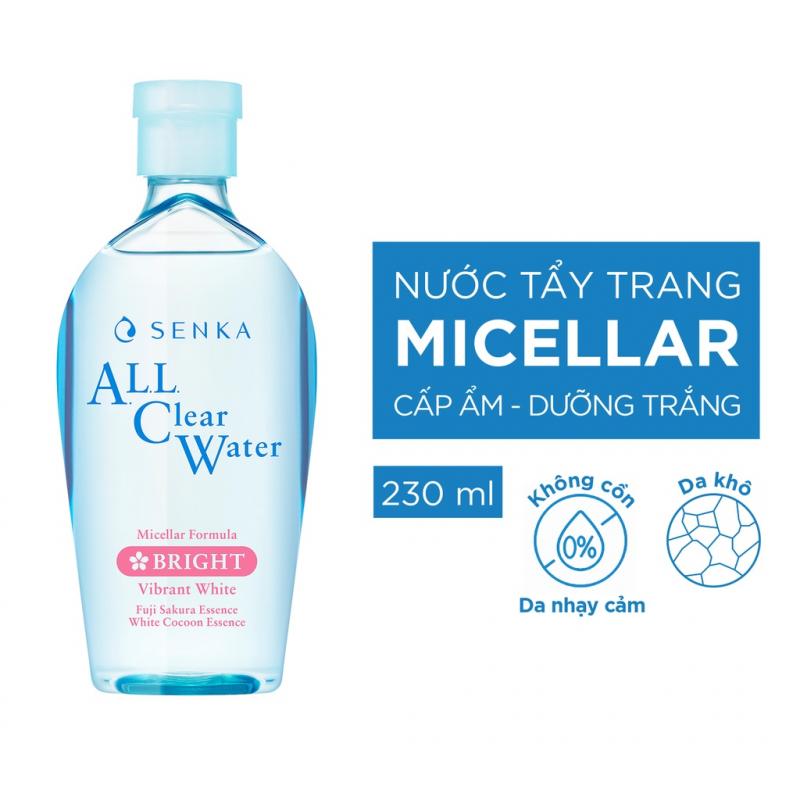 Senka All Clear Water Micellar Formula White