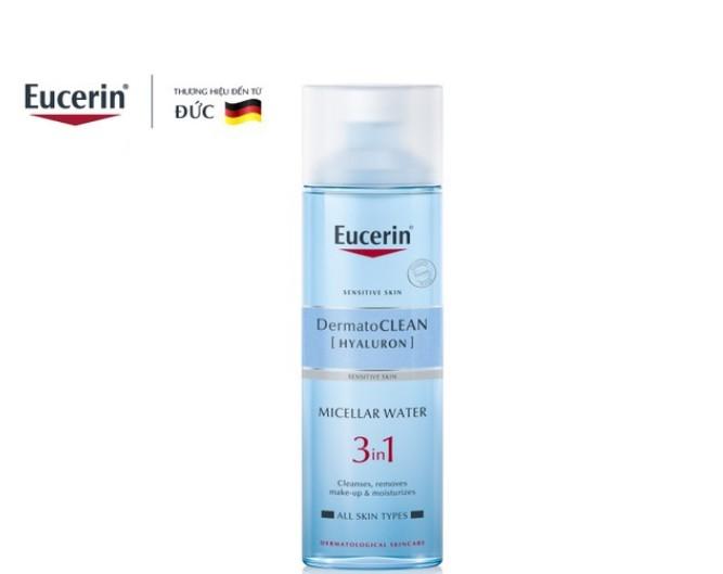 Nước tẩy trang Eucerin DermatoClean Micellar Cleansing Fluid 3 in 1