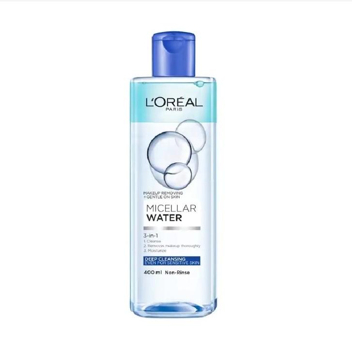 Nước tẩy trang làm sạch, mềm mịn da L'Oreal Paris 3in1 Micellar Water