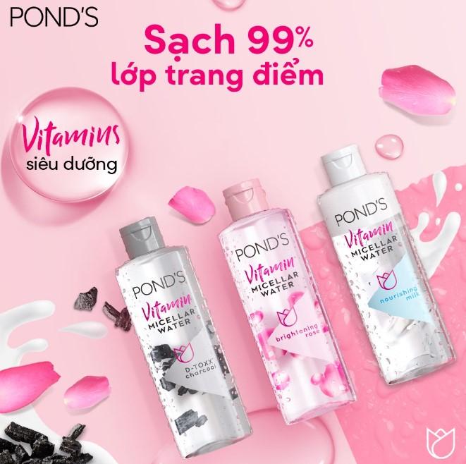 Nước tẩy trang Vitamin Pond's Micellar Water