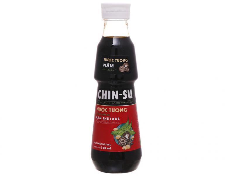 Nước tương CHIN-SU Nấm Shiitake chai 330ml