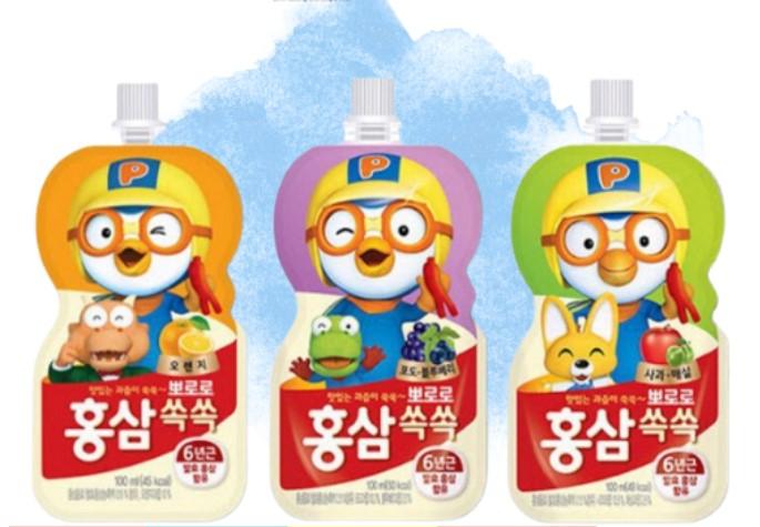 Nước uống hồng sâm Paldo Pororo