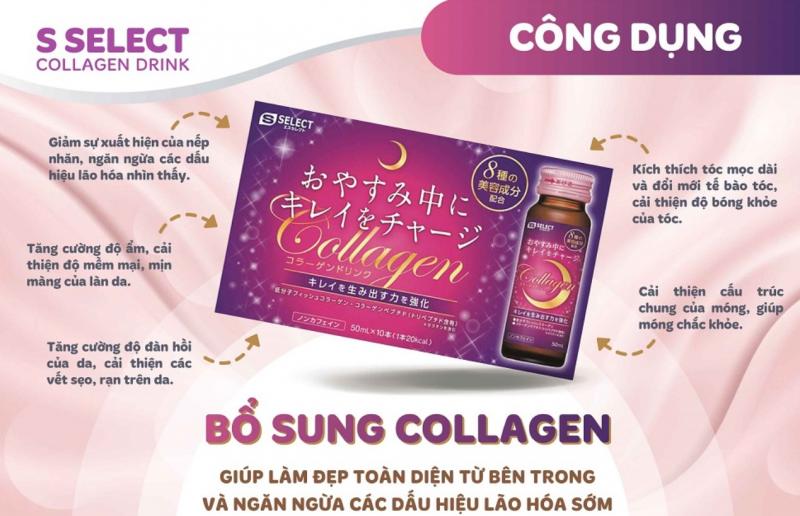 Nước uống làm đẹp da S Select Collagen Drink