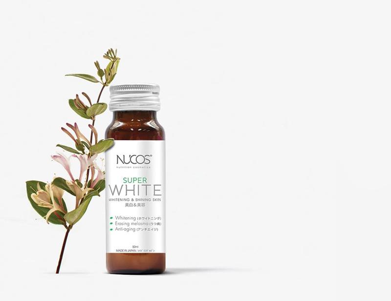 Nước uống trắng da Collagen Nucos Super White