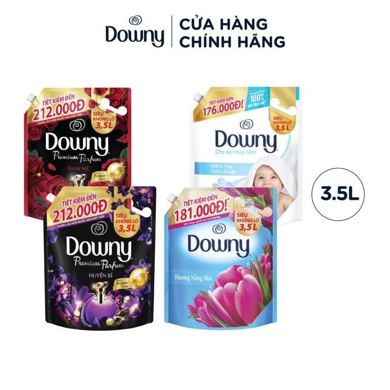 Nước xả vải Downy Hương Nước Hoa túi 3.5L (mới)