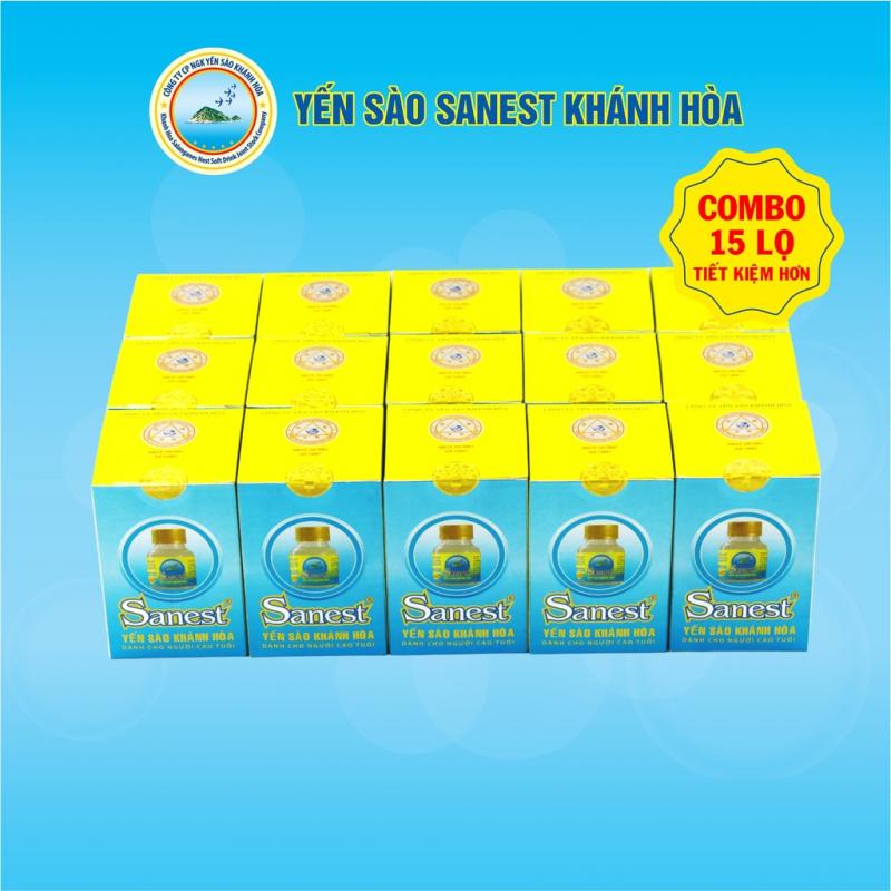 Nước yến sào Khánh Hòa Sanest dành cho người cao tuổi