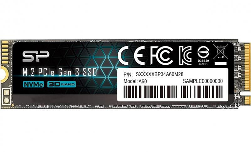 Ổ cứng SSD M.2 NVME Silicon Power 256GB 512GB 1TB M.2 2280 PCIe Gen3x4 _A60