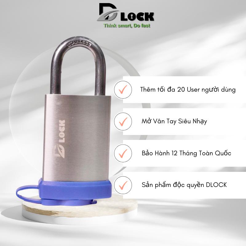 Ổ Khóa Vân Tay Điện Tử DLOCK DLQ1S