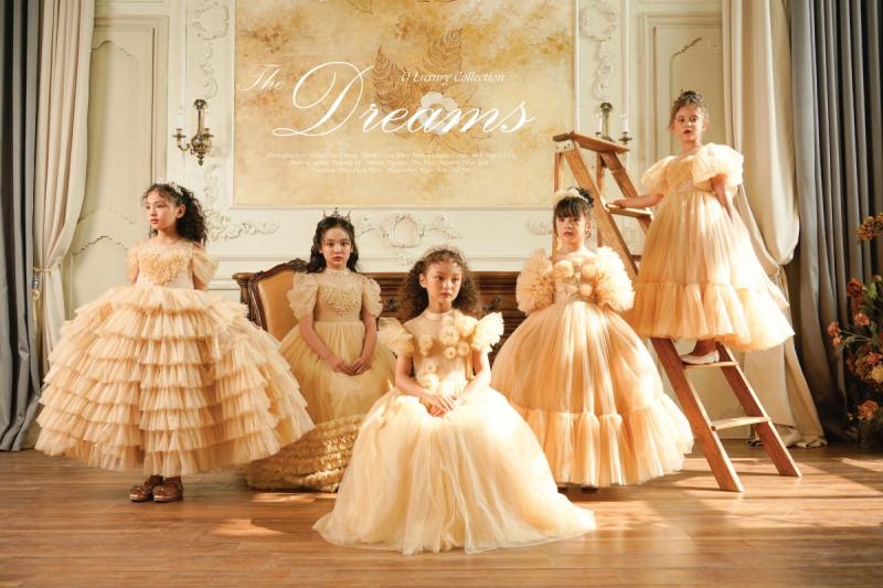 Đầm trẻ em công chúa váy đầm công chúa catwalk dạ hội 2018 bé gái trailing  nhỏ chủ trang phục piano  Lumtics  Lumtics  Đặt hàng cực dễ  Không thể  chậm trễ