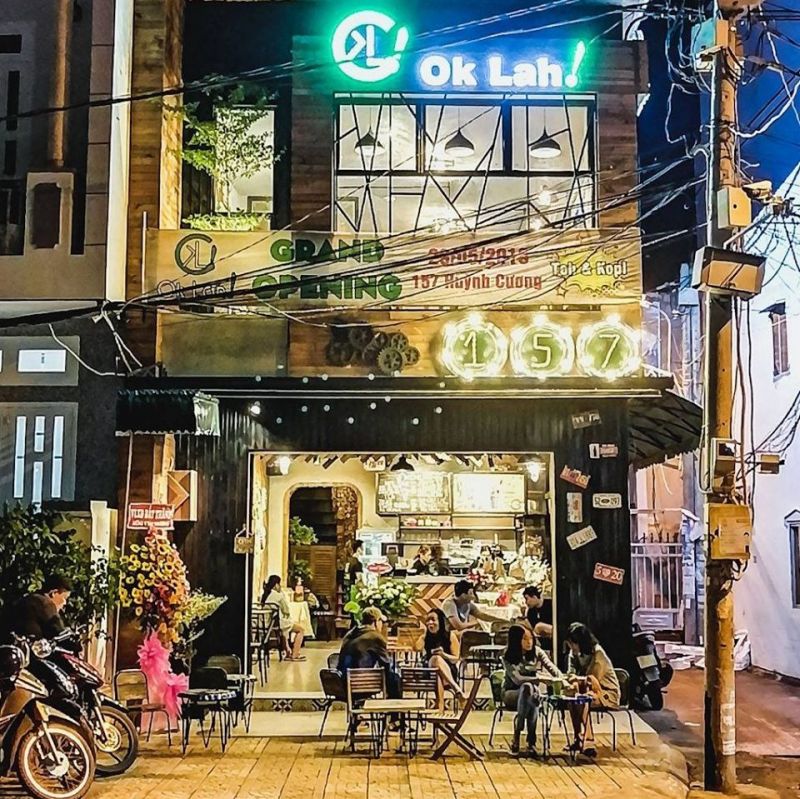 Quán cà phê đẹp ở đường Huỳnh Cương, Cần Thơ