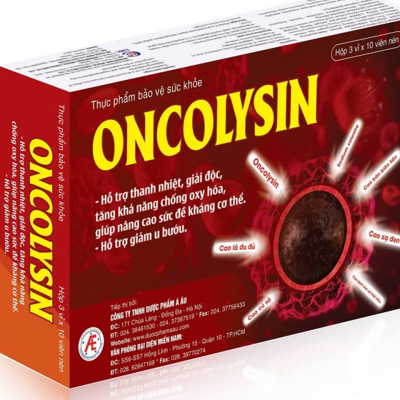 Oncolysin - Hỗ trợ giảm nguy cơ U Bướu