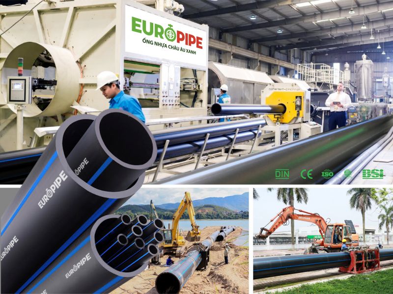 Ống nhựa HDPE thương hiệu EUROPIPE