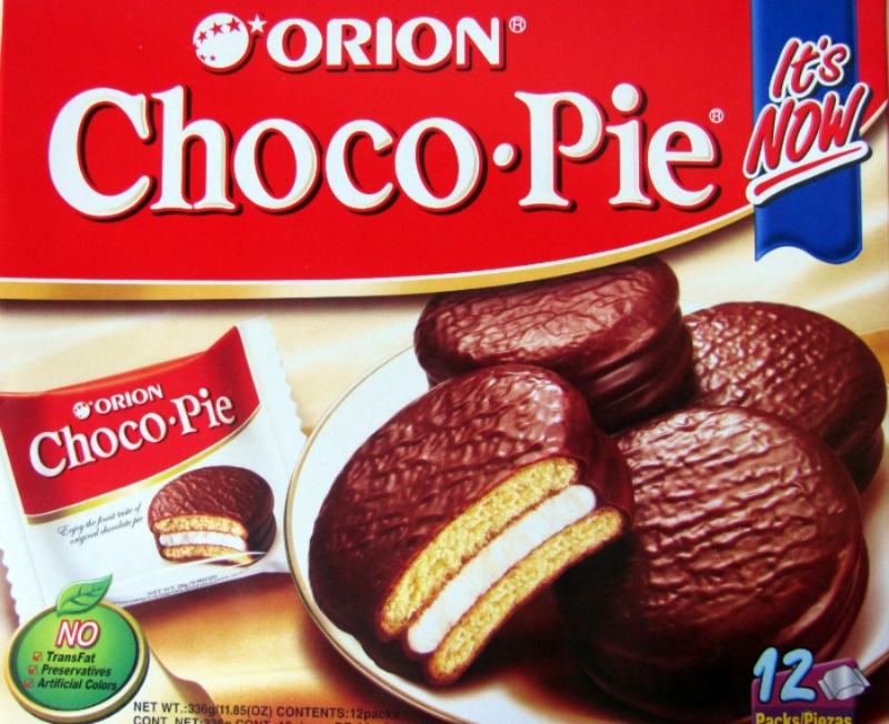 Bánh Choco.Pie của công ty bánh kẹo hàng đầu ORION 