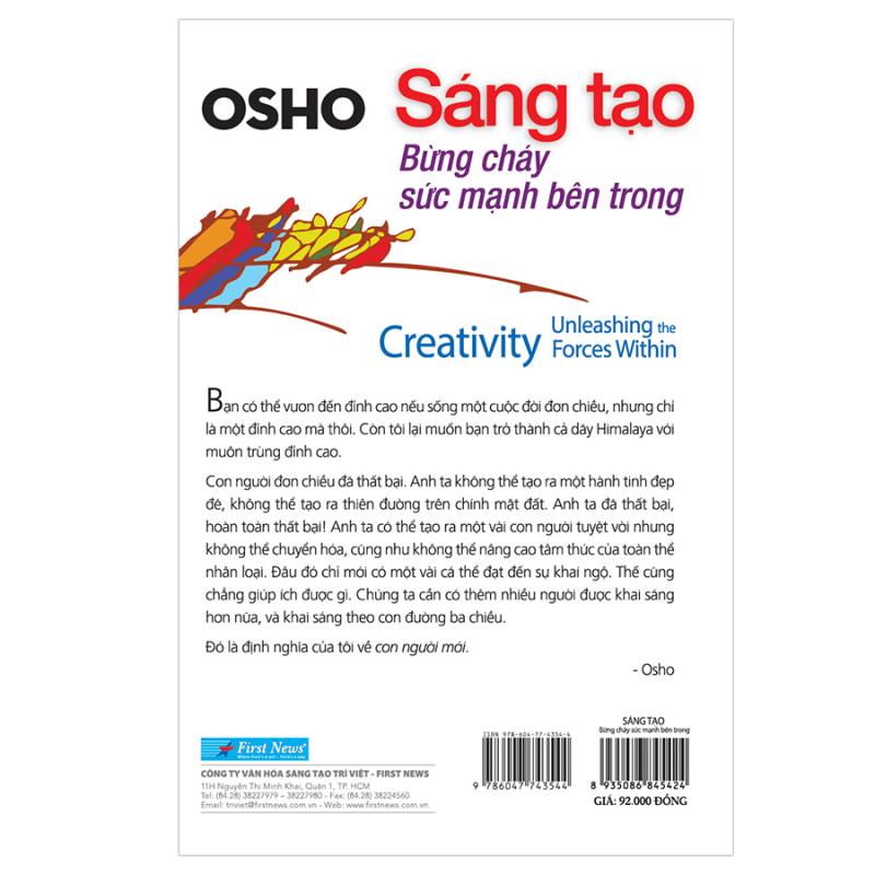 OSHO - Sáng tạo bừng cháy sức mạnh bên trong