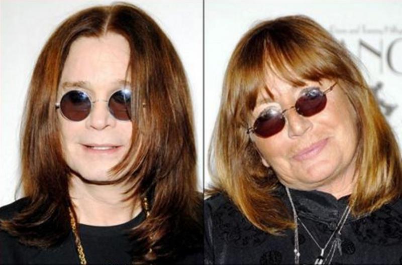 Ozzy Osbourne và  Penny Marshall