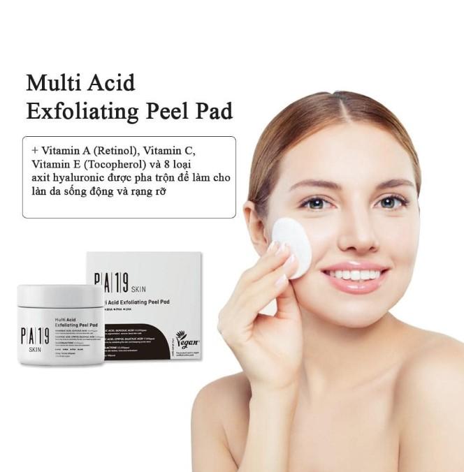 Pad tẩy da chết PA19 Skin Multi Acid Exfoliating Peel Pad