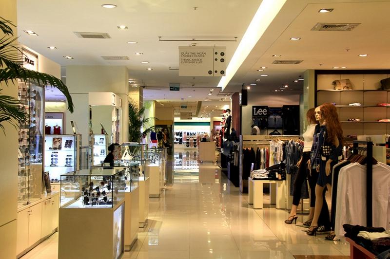 Parkson Hà Nội có không gian vô cùng hào nhoáng và sang trọng