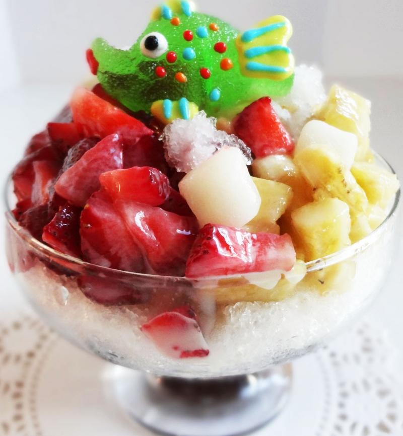Patbingsu cools down extremely effectively