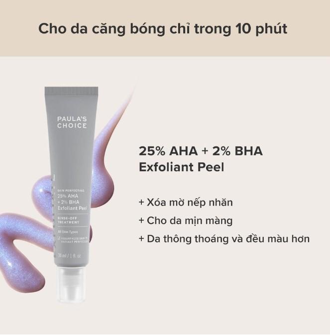 Paula's Choice 25% AHA + 2% BHA Exfoliant Peel