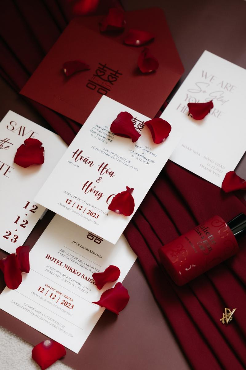 Peonies Wedding - Thiệp cưới thiết kế