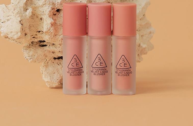 Phấn Má Dạng Kem 3CE Velvet Liquid Blusher