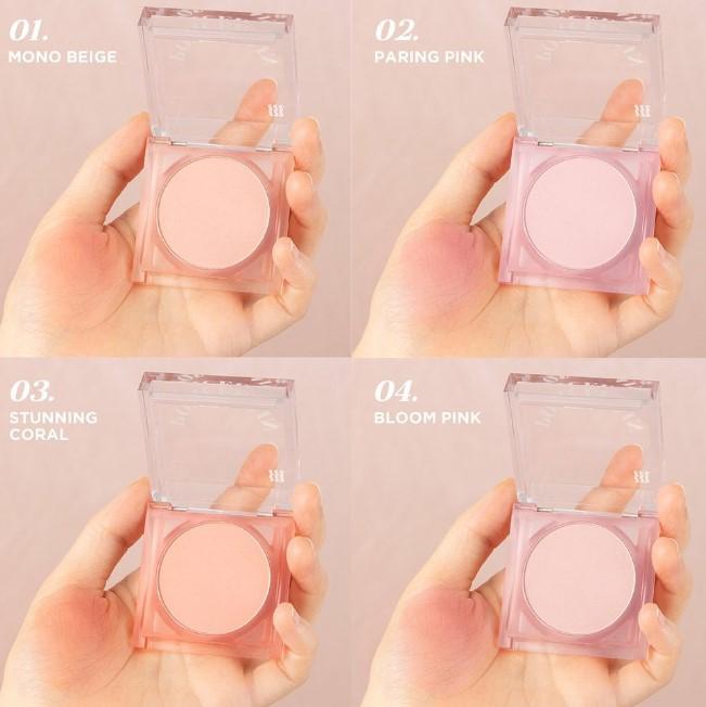 Phấn má hồng Merzy Porcelain Cheek Blusher