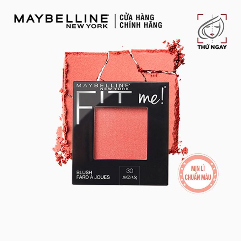 Phấn Má Hồng Mịn Nhẹ Tự Nhiên Giữ Màu Chuẩn Fit Me Blush Maybelline New York