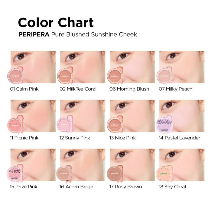 Phấn má hồng Peripera Pure Blushed Sunshine Cheek