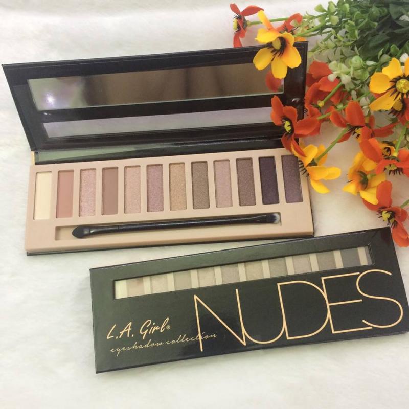Ra mắt 12 tông màu hồng nude nhẹ nhàng có 3 màu Matte và 9 màu Shimmer phù hợp với mọi tông da, sản phẩm L.A Girl Eyeshadow Collection Nudes nhanh chóng gây bão trên thị trường làm đẹp, cộng đồng make up blogger đánh giá cao.