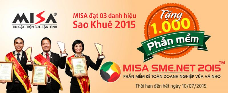 Phần mềm kế toán Misa Sme.net 2015