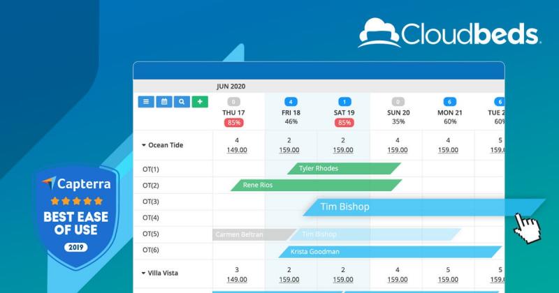 Phần mềm quản lí khách sạn Cloudbeds