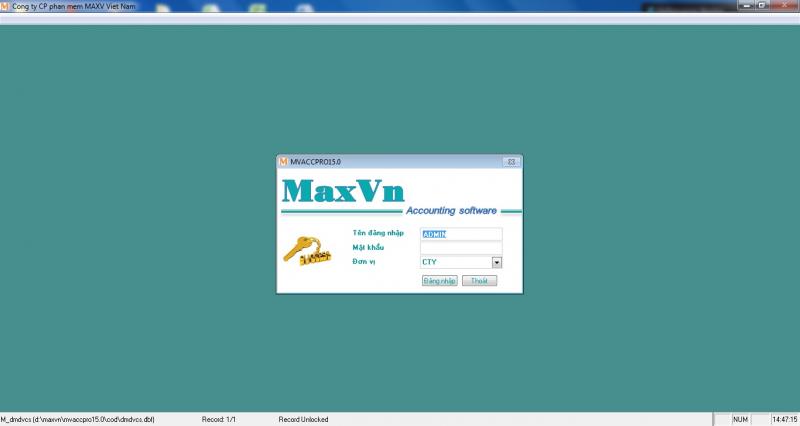 Phần mềm quản lý doanh nghiệp miễn phí MaxV Pro 15.0