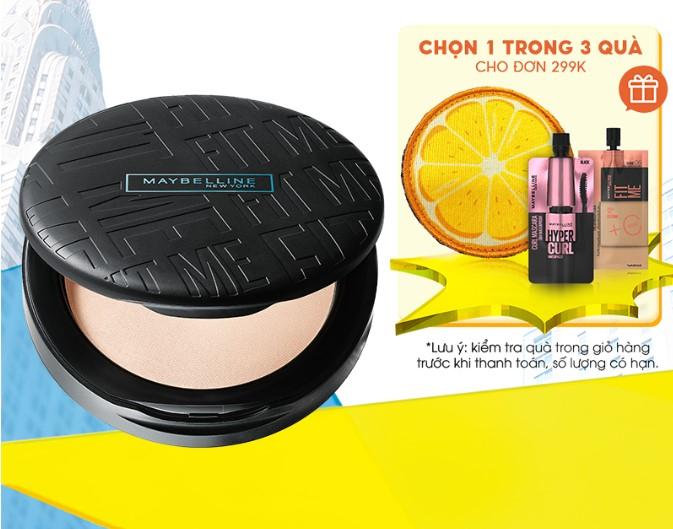 Phấn nền kiềm dầu chống nắng 16h mịn lì Fit Me Maybelline New York Compact