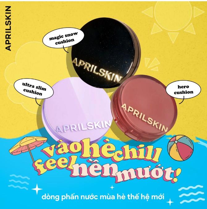 Phấn nước April Skin Black Magic Snow Cushion Galaxy Edition