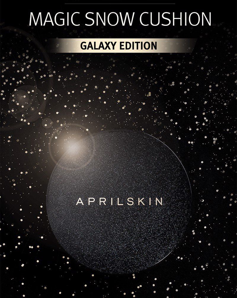 Phấn nước April Skin Black Magic Snow Cushion Galaxy Edition